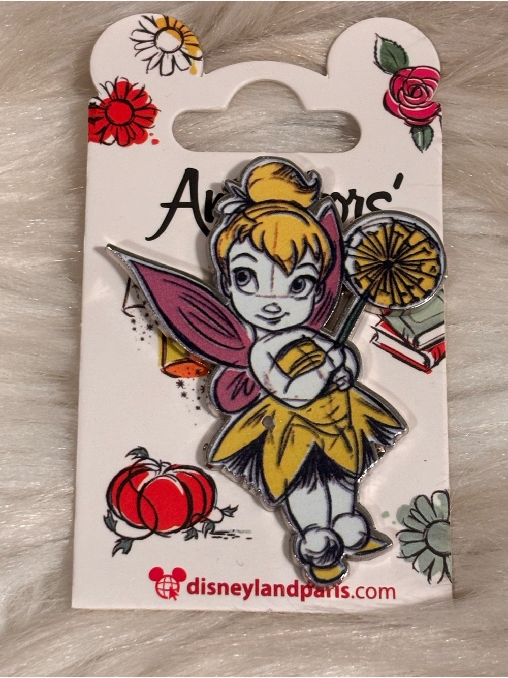 Disney Animators Tinkerbell Pin Disneyland Paris Peter Pan Trading Collection